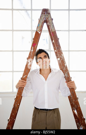 Junger Geschäftsmann Start Unternehmen Stockfoto