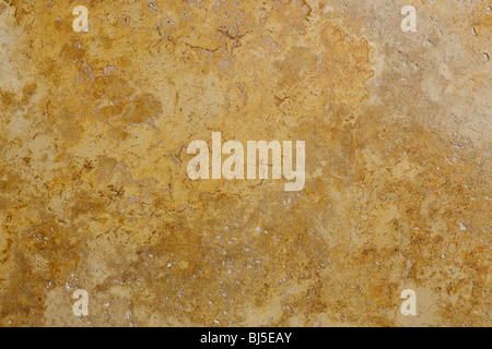 Travertin Steinboden Fliesen abstrakten Hintergrund Closeup Stockfoto