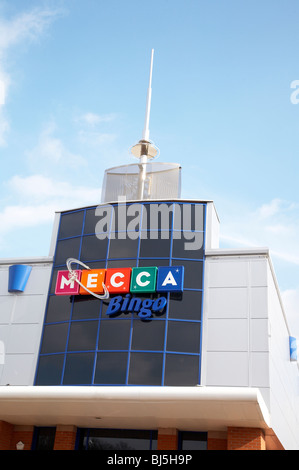Mecca Bingo Zeichen Stockfoto