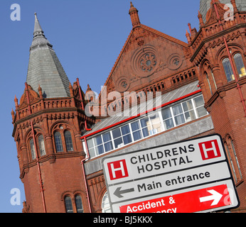 Die Birmingham Children Hospital, früher bekannt als The Diana, Prinzessin von Wales, Birmingham, Großbritannien, 2010 Stockfoto