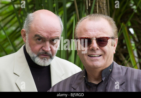 Walisische-Lookalikes Sean Connery - Hugh Lewis & Jack Nicholson - Meyrick Sheen Stockfoto