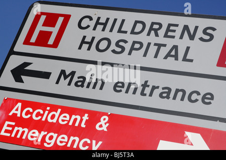 Die Birmingham Children Hospital, singen Birmingham, Großbritannien, 2010 Stockfoto