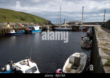 Lybster Hafen, in der Nähe von Wick im Nordosten von Schottland. Stockfoto