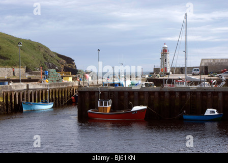 Lybster Hafen, in der Nähe von Wick im Nordosten von Schottland. Stockfoto