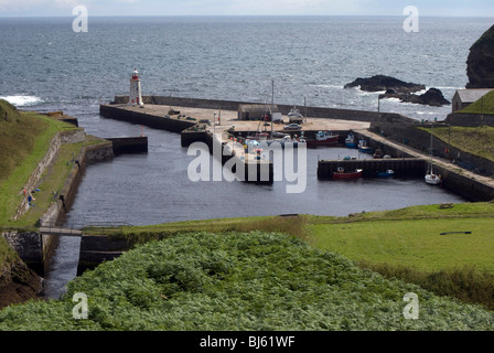 Lybster Hafen, in der Nähe von Wick im Nordosten von Schottland. Stockfoto