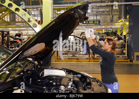 Automobilbau, Sindelfingen, Deutschland Stockfoto