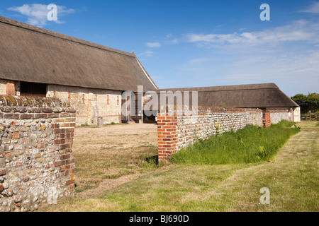 Großbritannien, England, Norfolk, Waxham, historische mittelalterliche Scheune Stockfoto