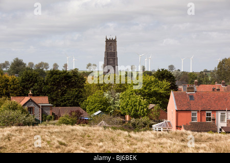 Großbritannien, England, Norfolk, West Somerton Windfarm von Winterton am Meer Stockfoto