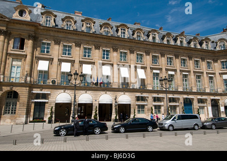 Hotel Ritz, Place Vendome, Paris, Frankreich. Stockfoto