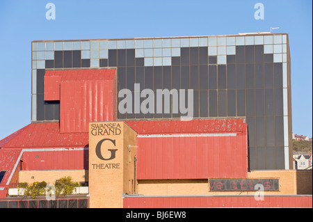 Außenseite des SWANSEA GROßTHEATER South Wales UK Stockfoto