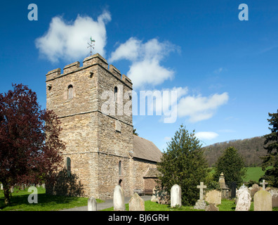 UK, Shropshire, Stokesay, St John the Baptist Church Stockfoto