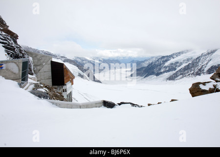 Jungfraujoch, Schweiz Stockfoto