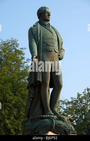 Statue von Robert Peel, Marktplatz, begraben, größere Manchester, England, Vereinigtes Königreich Stockfoto