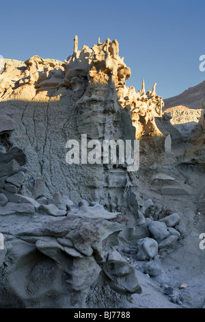 Bizarre Formationen, Fantasy Canyon in der Nähe von Vernal, Utah, USA Stockfoto