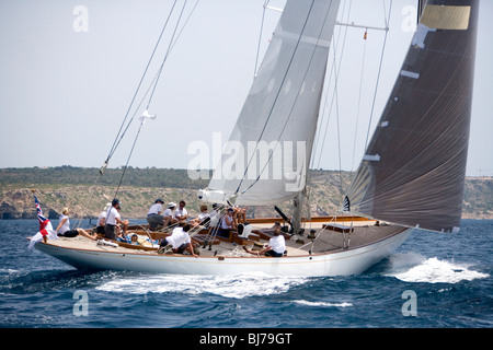 Die Super Yacht Cup, Palma De Mallorca, Spanien Stockfoto