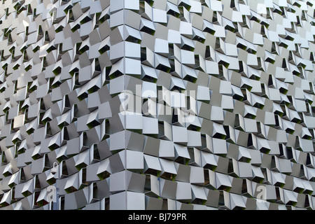 Q-Parkhaus, Sheffield. Den Spitznamen "Käsereibe" Stockfoto