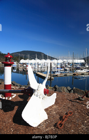 Maple Bay Marina, in der Nähe von Duncan, Vancouver Island, Britisch-Kolumbien Stockfoto