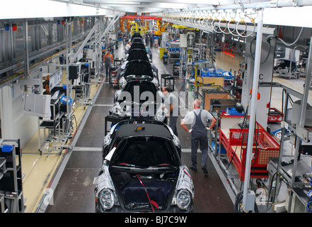 Herstellung von Porsche Carrera, Stuttgart, Deutschland Stockfoto