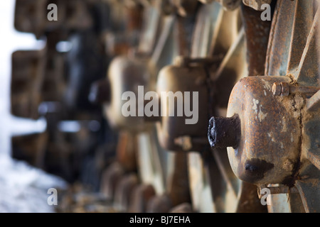 Traktor alte Detail hautnah Stockfoto