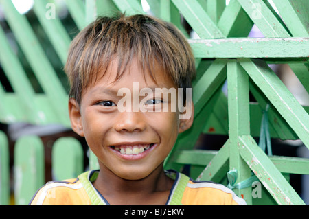 Bajao junge in Semporna, Sabah, Malaysia Stockfoto