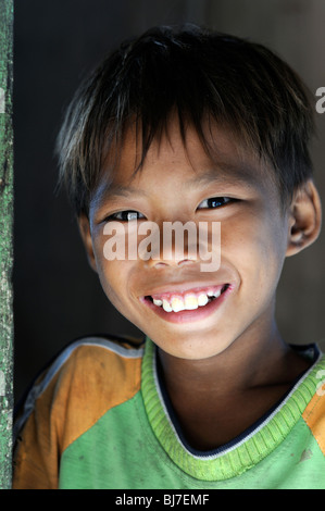 Bajao junge in Semporna, Sabah, Malaysia Stockfoto