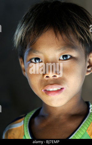 Bajao junge in Semporna, Sabah, Malaysia Stockfoto