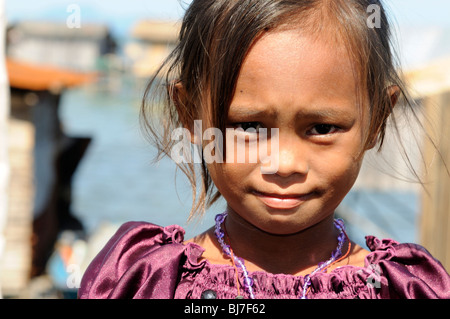 Bajao Stelzenläufer Dorf, Semporna, Sabah, Malaysia Stockfoto