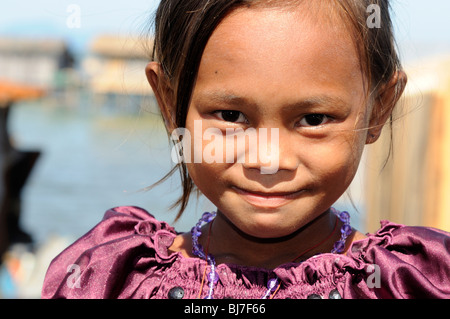 Bajao Stelzenläufer Dorf, Semporna, Sabah, Malaysia Stockfoto