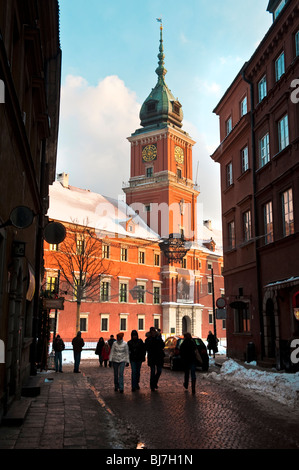 Das Königsschloss in Warschau Altstadt Stockfoto