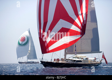 Die Super Yacht Cup, Palma De Mallorca, Spanien Stockfoto