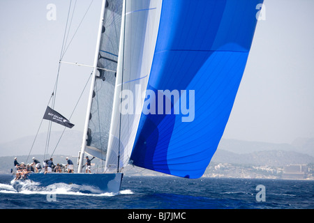 Magische Teppich-2 während der Super Yacht Cup, Palma De Mallorca, Spanien Stockfoto