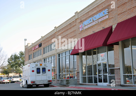 Notaufnahme, Plano, Texas, USA Stockfoto