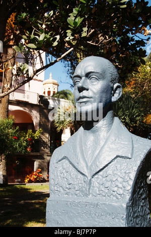 Statue des lokalen Künstlers Néstor Martin Fernandez De La Torre (1887-1938), in Las Palmas, Gran Canaria Stockfoto