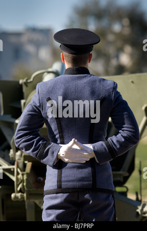 Wöchentliche Parade auf der Zitadelle, Charleston, South Carolina Stockfoto