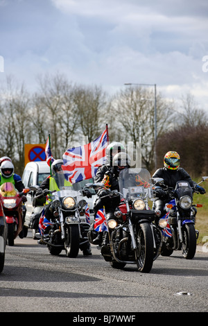 Afghanischen Helden - Motorrad-Rallye Stockfoto