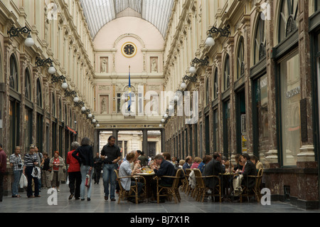 Galeries Royales Saint-Hubert, Brüssel, Belgien Stockfoto