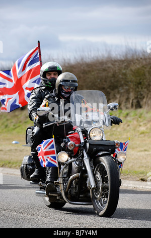 Afghanischen Helden - Motorrad-Rallye Stockfoto