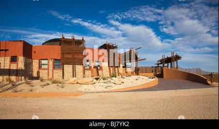 Kgalagadi Transfrontier Park Rezeption Stockfoto