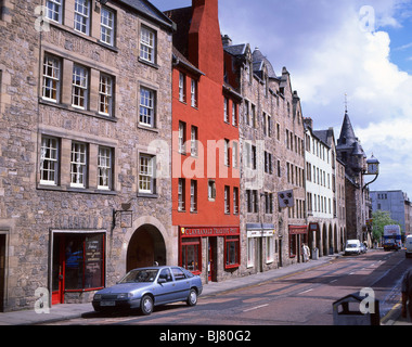 Die Royal Mile in Edinburgh, Schottland, Vereinigtes Königreich Stockfoto