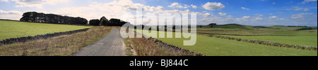 Blick von der hohen Peak Trail Radweg und Fußweg entlang der stillgelegten Bahn Linie Peak District Nationalpark Derbyshire England uk Stockfoto