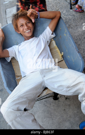 Barrow Boy, Semporna, Sabah, malaysia Stockfoto