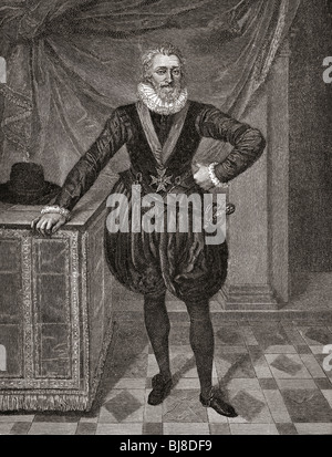 Heinrich IV., 1553 bis 1610. König von Frankreich von 1589 bis 1610 und als Heinrich III., König von Navarra von 1572 bis 1610. Stockfoto