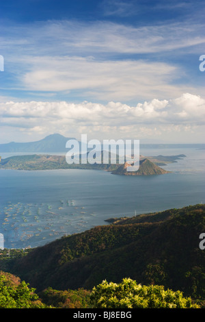 Lake Taal; Vulkan Island: Batangas; Philippinen Stockfoto