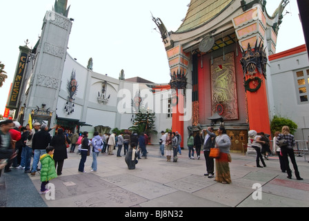 Graumans Chinese Theatre in Hollywood, Kalifornien. Stockfoto