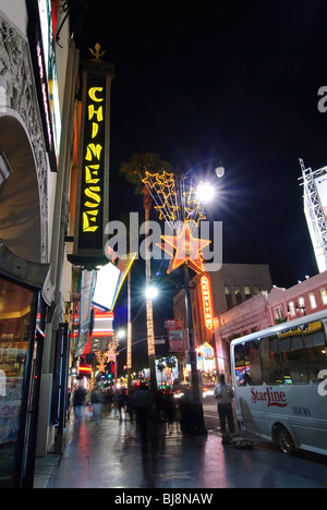 Graumans Chinese Theatre in Hollywood, Kalifornien. Stockfoto