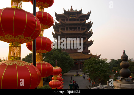 Yellow Crane Tower in Wuhan, Provinz Hubei, China Stockfoto