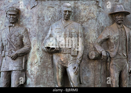 Peace Officer Memorial auf dem Capitol Mall, Sacramento, Kalifornien, USA Stockfoto