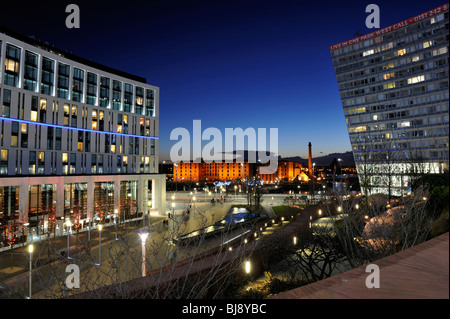 Neues Hilton-Hotel Liverpool 1-Stadtzentrum und Albert Dock Merseyside UK Stockfoto