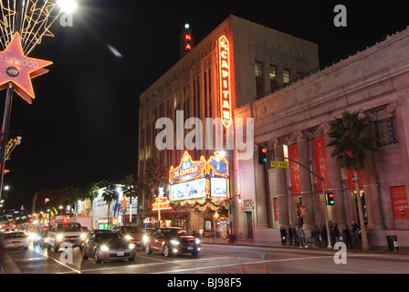 El Capitan Theater in Hollywood, Kalifornien. Stockfoto