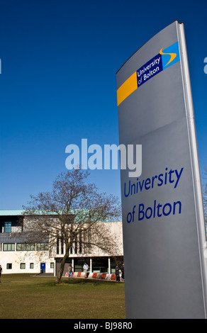 Universität von Bolton, Bolton, größere Manchester, England, Vereinigtes Königreich Stockfoto